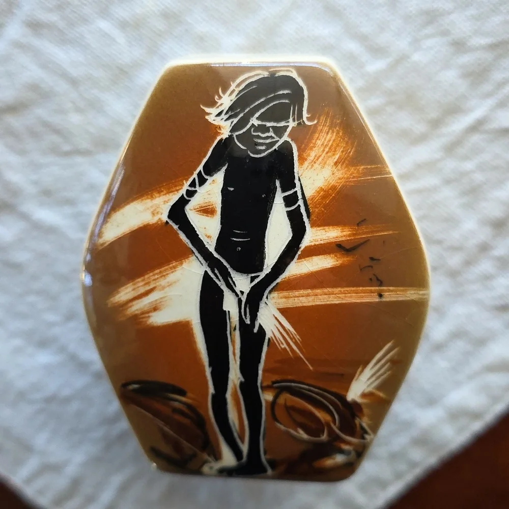 Studio Anna Australian Hand-Painted Ceramic Figural Shakers - Picture 2 of 7